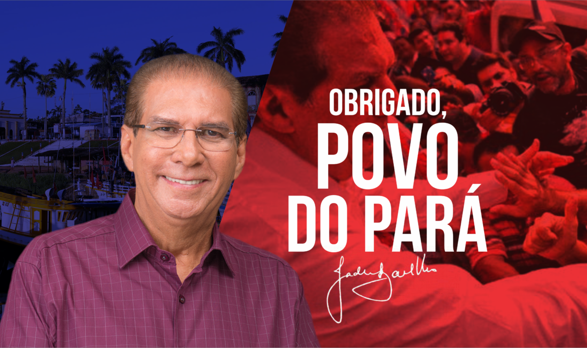 Jader Barbalho é reeleito Senador com mais de 1 milhão de votos