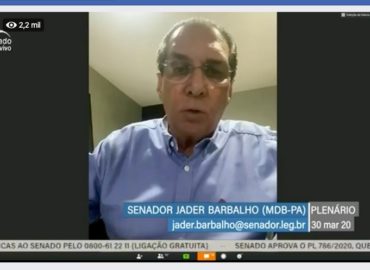 Senador Jader sugere uso de reserva internacional para ajudar na economia