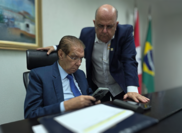 Prefeito de Capanema busca apoio com senador Jader Barbalho após enchentes no município